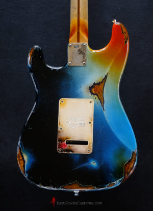 Fender Deluxe Stratocaster Galaxy Blue Aged Relic (RARE)[SOLD] - Image 7