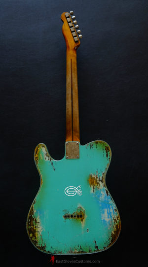 Fender Telecaster Seafoam Green Made in USA Heavy Aged Relic (SOLD) - Image 12