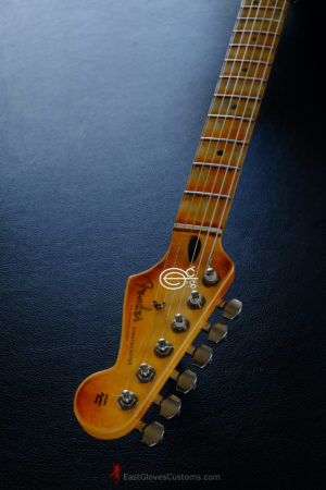 Fender Stratocaster Special Edition HSS Pelham Blue/Sunburst Aged Relic (SOLD) - Image 25