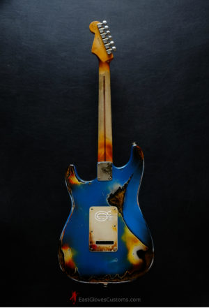 Fender Stratocaster Special Edition HSS Pelham Blue/Sunburst Aged Relic (SOLD) - Image 22