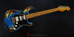 Fender Stratocaster Special Edition HSS Pelham Blue/Sunburst Aged Relic (SOLD) - Image 19