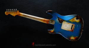Fender Stratocaster Special Edition HSS Pelham Blue/Sunburst Aged Relic (SOLD) - Image 20