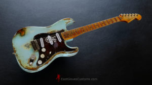 Fender Stratocaster Sonic Blue Aged Relic (SOLD) - Image 16