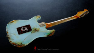 Fender Stratocaster Sonic Blue Aged Relic (SOLD) - Image 15