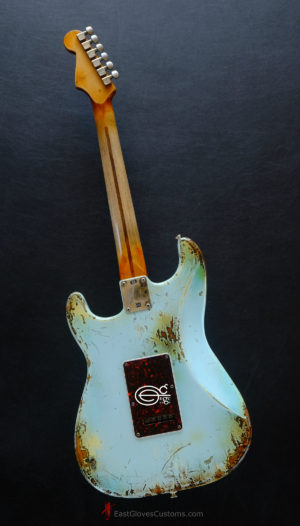 Fender Stratocaster Sonic Blue Aged Relic (SOLD) - Image 13