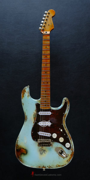 Fender Stratocaster Sonic Blue Aged Relic (SOLD) - Image 18