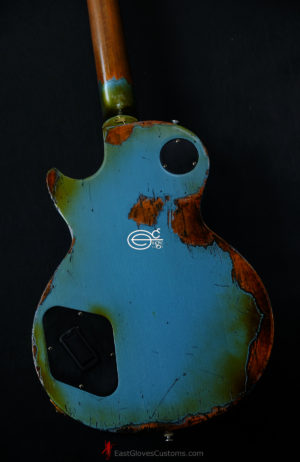 Gibson Les Paul Studio Deluxe II '60s Pelham Blue Aged Relic by East Gloves Customs [Limited Run] (SOLD) - Image 9