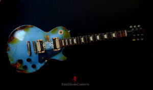 Gibson Les Paul Studio Deluxe II '60s Pelham Blue Aged Relic by East Gloves Customs [Limited Run] (SOLD) - Image 13