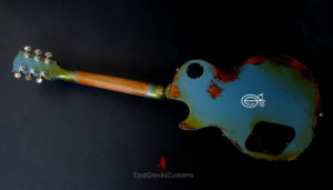 Gibson Les Paul Studio Deluxe II '60s Pelham Blue Aged Relic by East Gloves Customs [Limited Run] (SOLD) - Image 14