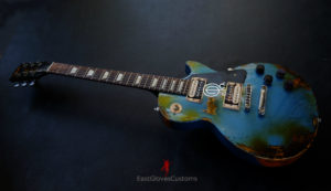 Gibson Les Paul Studio Deluxe II '60s Pelham Blue Aged Relic by East Gloves Customs [Limited Run] (SOLD) - Image 10