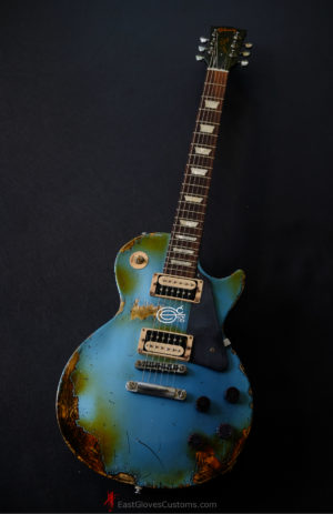 Gibson Les Paul Studio Deluxe II '60s Pelham Blue Aged Relic by East Gloves Customs [Limited Run] (SOLD) - Image 5