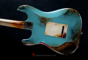 Fender Stratocaster 60th Anniversary Daphne Blue Heavy Aged Relic (SOLD) - Image 7
