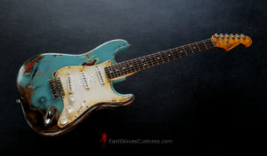 Fender Stratocaster 60th Anniversary Daphne Blue Heavy Aged Relic (SOLD) - Image 12