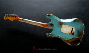 Fender Stratocaster 60th Anniversary Daphne Blue Heavy Aged Relic (SOLD) - Image 13