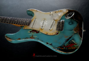 Fender Stratocaster 60th Anniversary Daphne Blue Heavy Aged Relic (SOLD) - Image 10