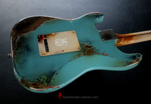 Fender Stratocaster 60th Anniversary Daphne Blue Heavy Aged Relic (SOLD) - Image 11