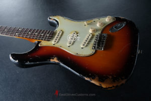 Fender American Vintage 62 Reissue Stratocaster Sunburst AVRI 1962 Aged Relic (SOLD) - Image 9