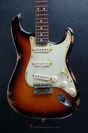 Fender American Vintage 62 Reissue Stratocaster Sunburst AVRI 1962 Aged Relic (SOLD) - Image 7