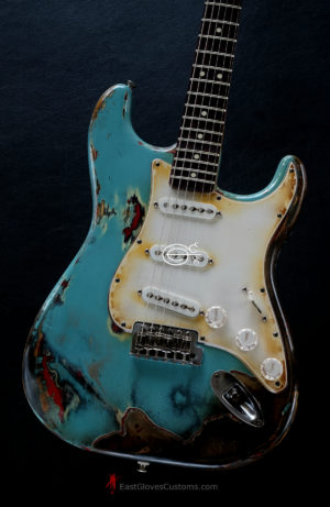 Fender Stratocaster 60th Anniversary Daphne Blue Heavy Aged Relic (SOLD)