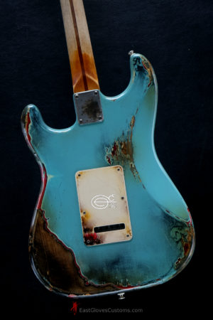 Fender Stratocaster 60th Anniversary Daphne Blue Heavy Aged Relic (SOLD) - Image 5