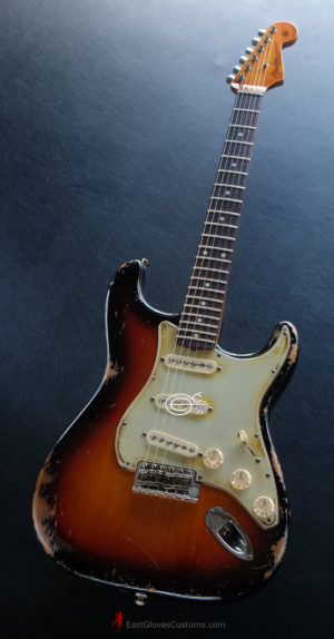Fender American Vintage 62 Reissue Stratocaster Sunburst AVRI 1962 Aged Relic (SOLD) - Image 6