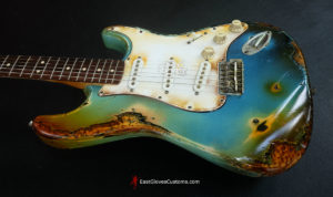 Fender Stratocaster Galaxy Blue Heavy AGed Relic by East Gloves Customs (Very Rare)[SOLD] - Image 7
