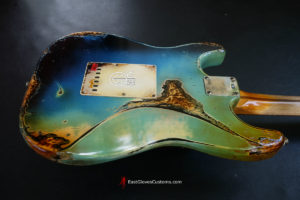 Fender Stratocaster Galaxy Blue Heavy AGed Relic by East Gloves Customs (Very Rare)[SOLD] - Image 8