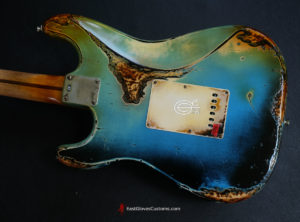 Fender Stratocaster Galaxy Blue Heavy AGed Relic by East Gloves Customs (Very Rare)[SOLD] - Image 10