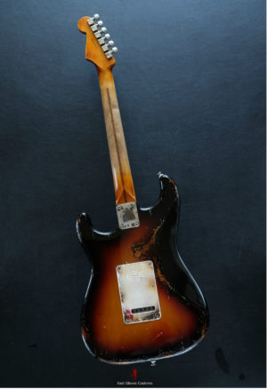 Fender Stratocaster SSH Sunburst / Pelham Blue Heavy Aged Relic by East Gloves Customs (SOLD) - Image 10