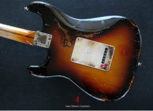 Fender Stratocaster SSH Sunburst / Pelham Blue Heavy Aged Relic by East Gloves Customs (SOLD) - Image 6