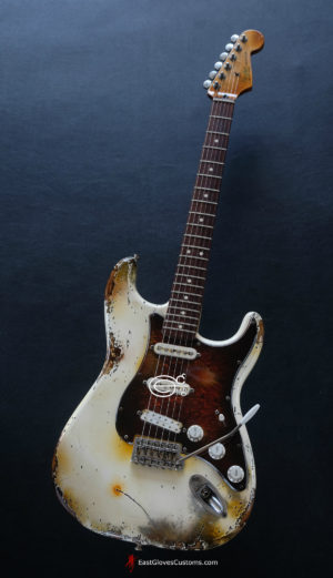 Fender Stratocaster Snowberry White Heavy Aged Relic (SOLD) - Image 4