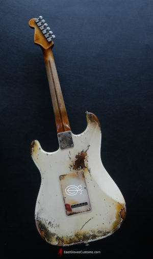 Fender Stratocaster Snowberry White Heavy Aged Relic (SOLD) - Image 5