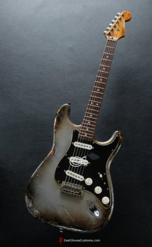 Fender Stratocaster Metallic Grey Silver Heavy Aged Relic (SOLD) - Image 3