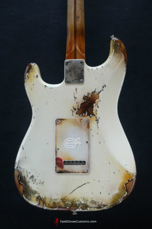 Fender Stratocaster Snowberry White Heavy Aged Relic (SOLD) - Image 7