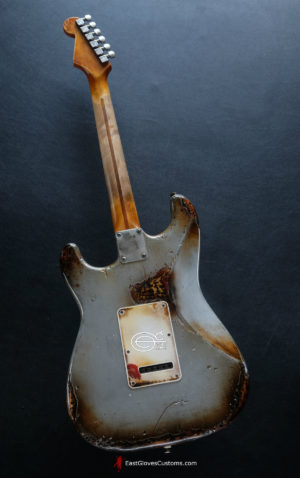 Fender Stratocaster Metallic Grey Silver Heavy Aged Relic (SOLD) - Image 7