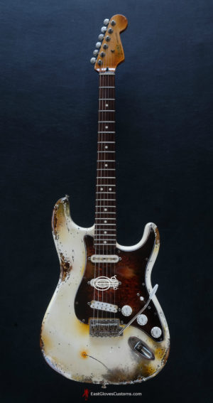 Fender Stratocaster Snowberry White Heavy Aged Relic (SOLD) - Image 11