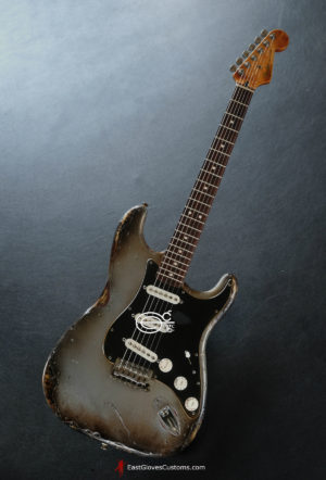 Fender Stratocaster Metallic Grey Silver Heavy Aged Relic (SOLD) - Image 6
