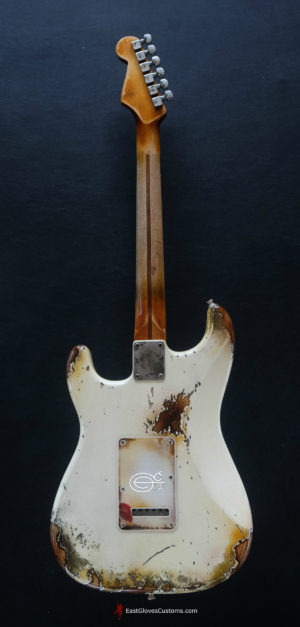 Fender Stratocaster Snowberry White Heavy Aged Relic (SOLD) - Image 12