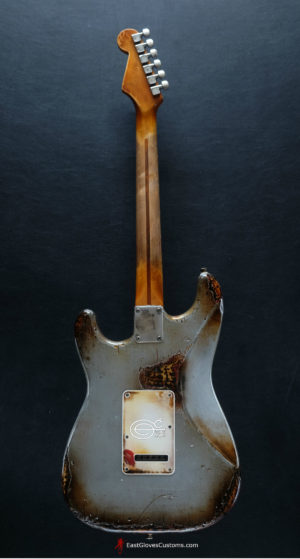 Fender Stratocaster Metallic Grey Silver Heavy Aged Relic (SOLD) - Image 9