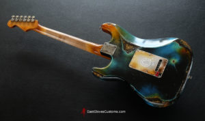 Fender Stratocaster Galaxy Blue Heavy Aged Relic by East Gloves Customs (Very Rare)(SOLD) - Image 11
