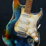 Fender Stratocaster Galaxy Blue Heavy Aged Relic by East Gloves Customs (Very Rare)(SOLD)
