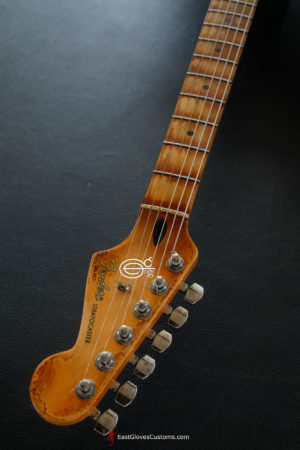 Fender Stratocaster Galaxy Blue Heavy Aged Relic by East Gloves Customs (Very Rare)(SOLD) - Image 14