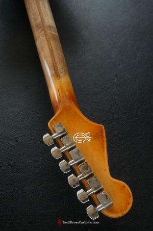 Fender Stratocaster Galaxy Blue Heavy Aged Relic by East Gloves Customs (Very Rare)(SOLD) - Image 15