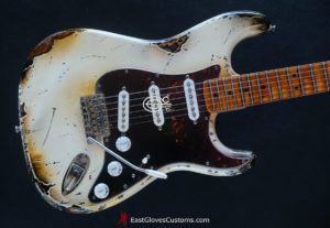 Fender Stratocaster Snowberry White Heavy Aged Relic (SOLD) - Image 5