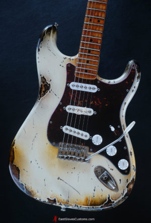 Fender Stratocaster Snowberry White Heavy Aged Relic (SOLD) - Image 2