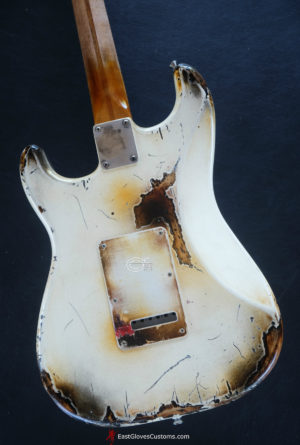 Fender Stratocaster Snowberry White Heavy Aged Relic (SOLD) - Image 3