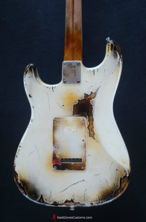Fender Stratocaster Snowberry White Heavy Aged Relic (SOLD) - Image 10