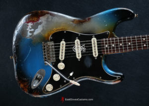 Fender Stratocaster Pelham Blue / Silver Gray Heavy Aged Relic by East Gloves Customs (SOLD) - Image 2