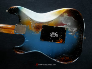 Fender Stratocaster Pelham Blue / Silver Gray Heavy Aged Relic by East Gloves Customs (SOLD) - Image 3