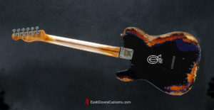 Fender Telecaster Midnight Blue/Sunburst Heavy Aged Relic by East Gloves Customs (SOLD) - Image 11